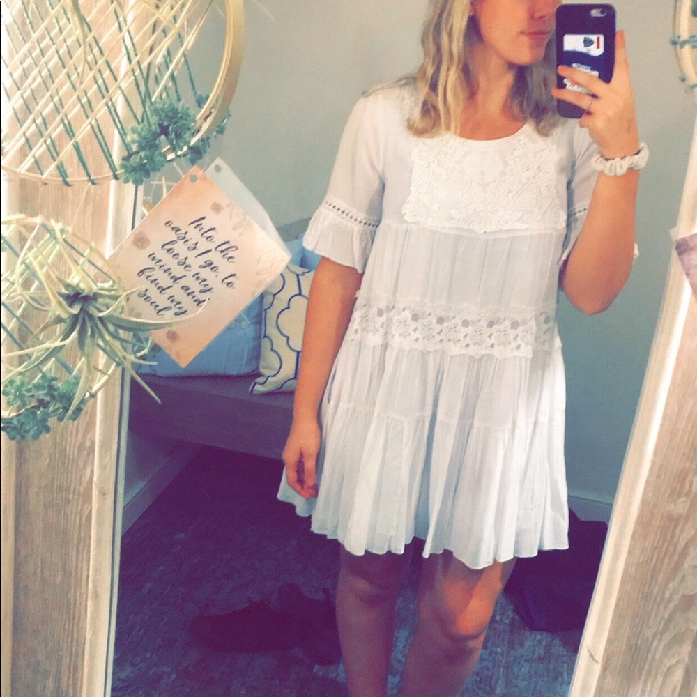 White flowy Altar’d state dress